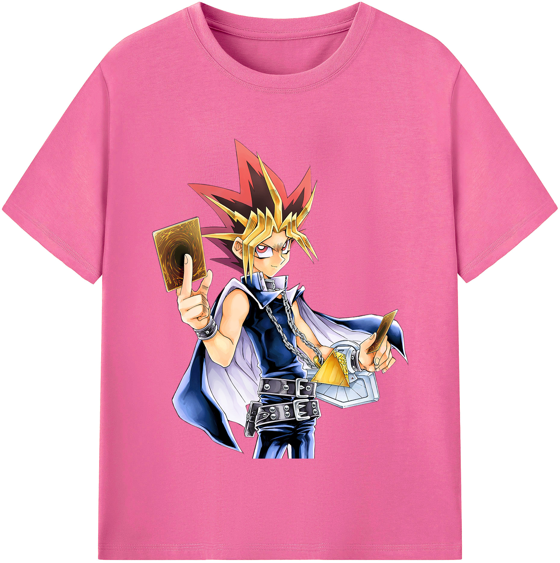 （画像用） 遊☆戯☆王 Yu-Gi-Oh! レディースカジュアルプリントTシャツ（綿100％）
